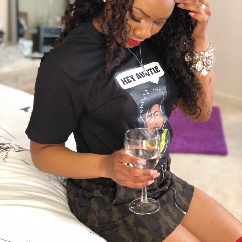 Black Panther “Hey Auntie” T Shirt